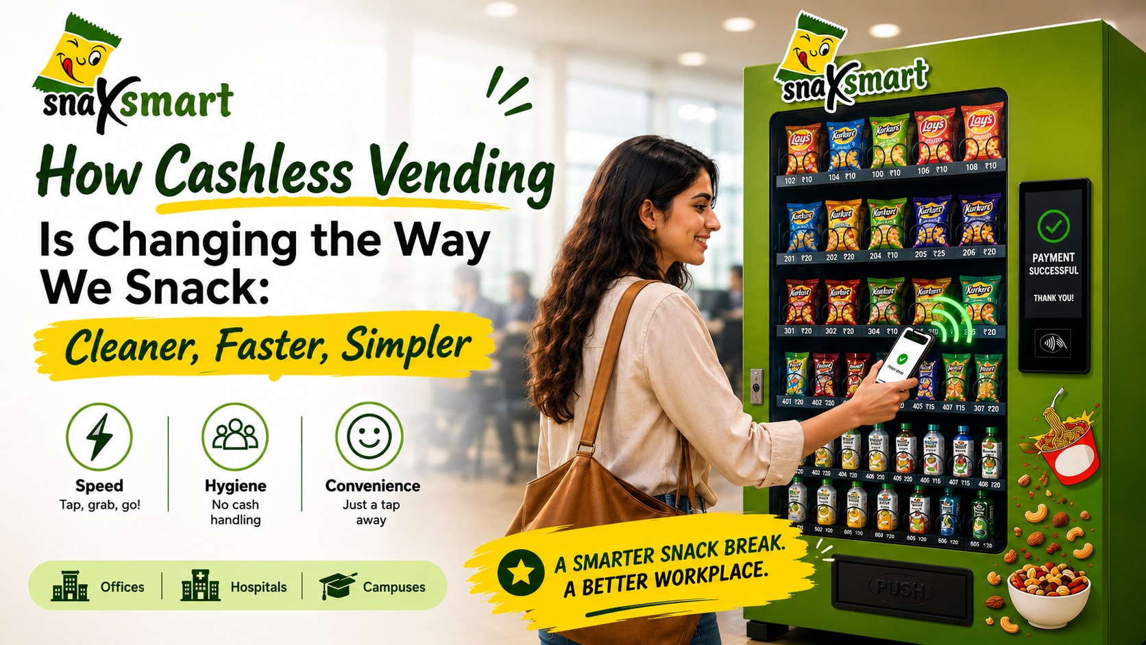 How Cashless Vending Is Changing the Way We Snack