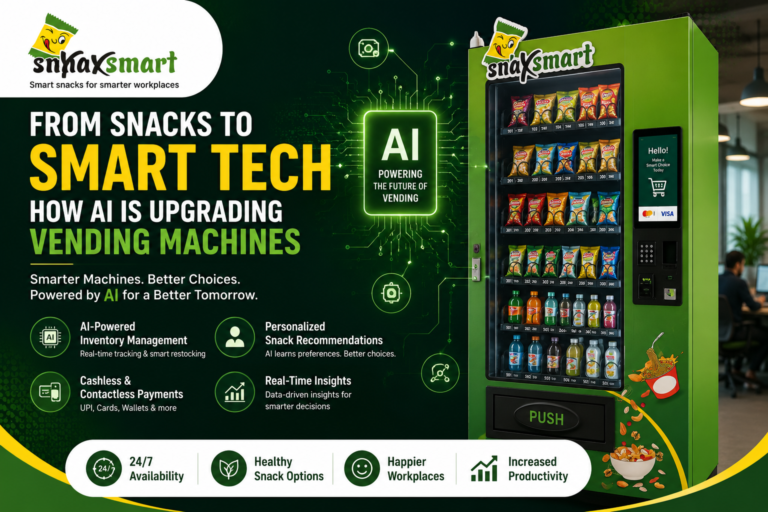From Snacks to Smart Tech How AI Is Upgrading Vending Machines