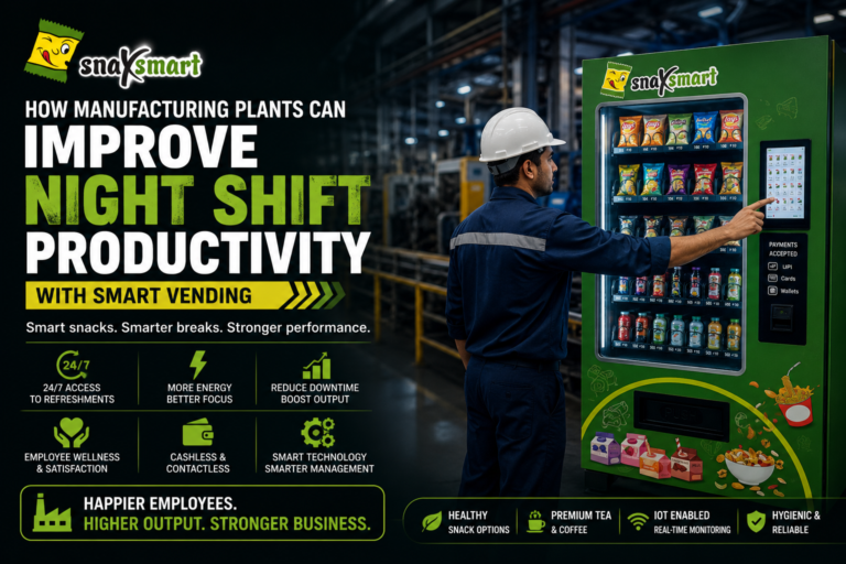 How Manufacturing Plants Can Improve Night Shift Productivity with Smart Vending