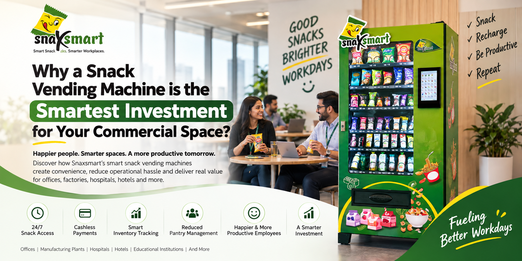"Why Snack Vending Machine the Smartest Investment for Your Commercial Space?"
